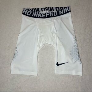 NWT Nike Pro Tight Fit  Dri-Fit White Football Shorts​